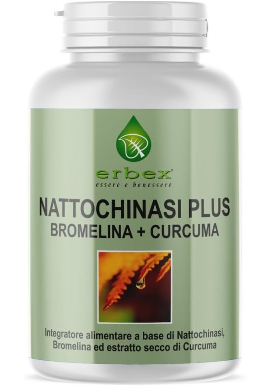 NATTOCHINASI COMPLEX 30 capsule con nattochinasi, bromelina e curcuma