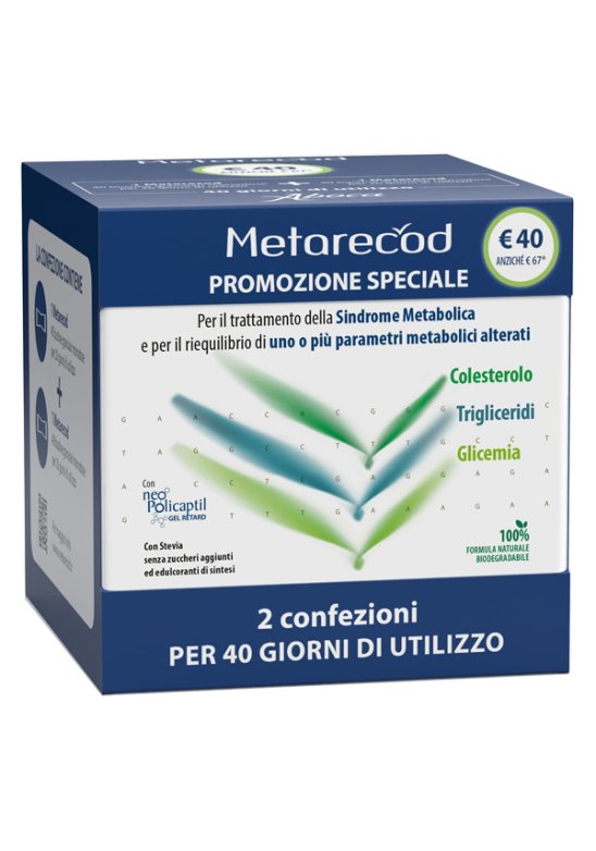 METARECOD 40 bustine 2 confezioni