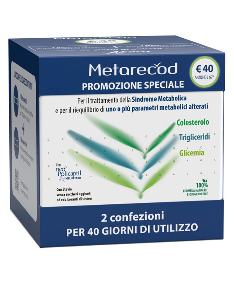 METARECOD 40 bustine 2 confezioni