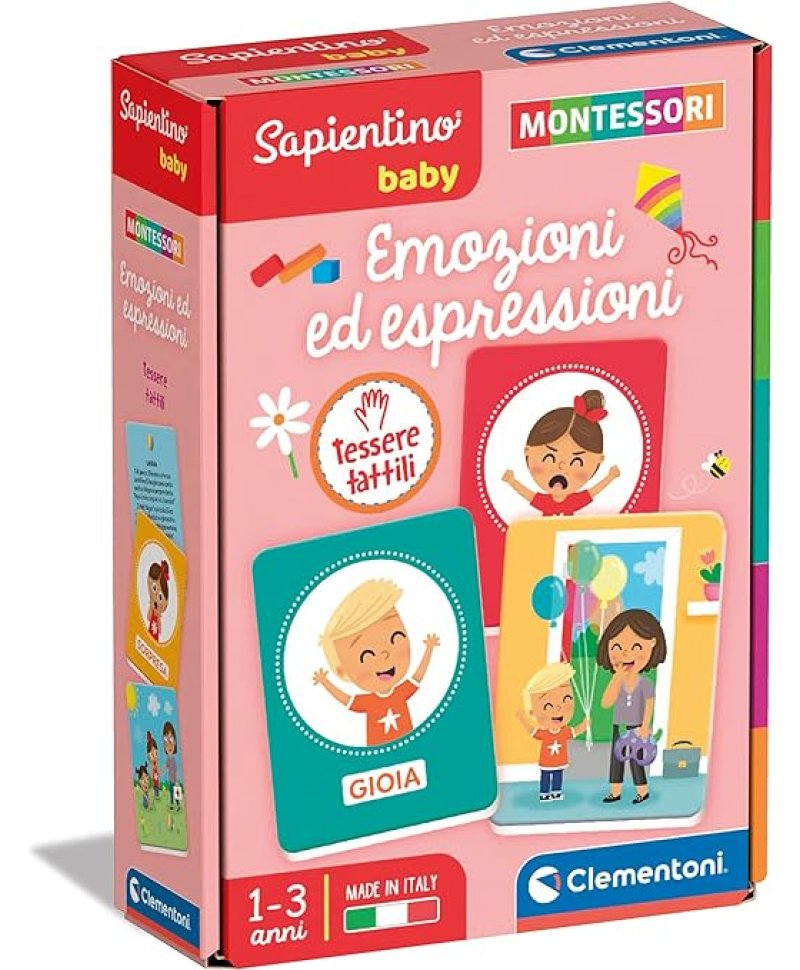 Sapientino Baby EMOZIONI ED ESPRESSIONI Clementoni Montessori 1-3 anni