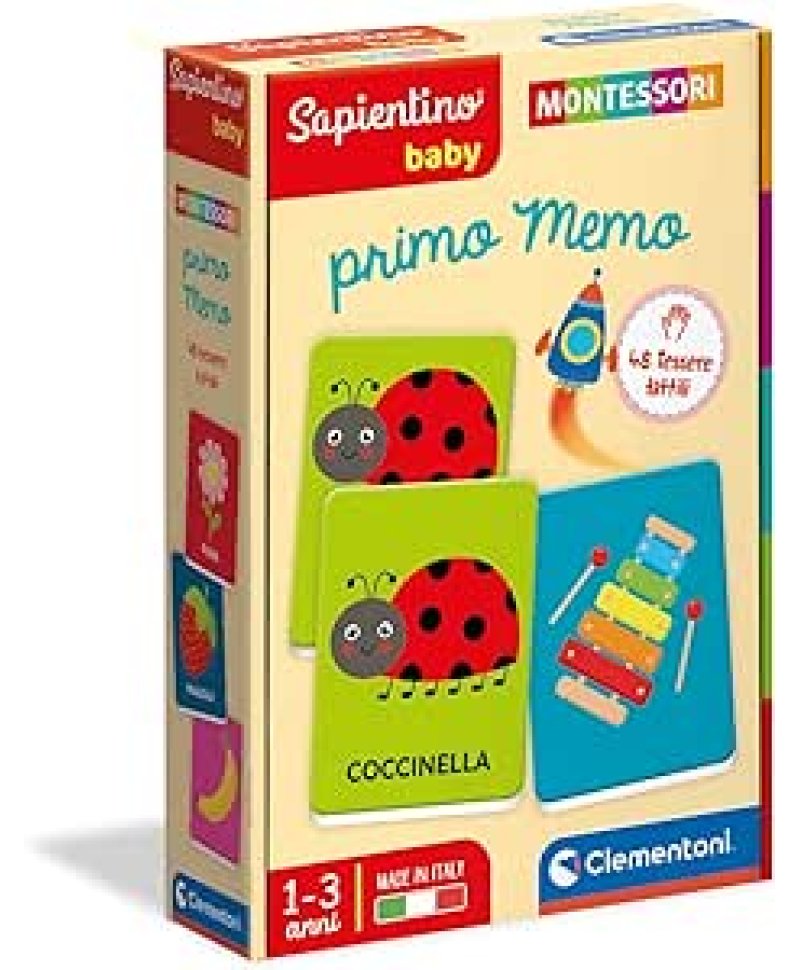 Sapientino Baby PRIMO MEMO Clementoni Montessori 1-3 anni