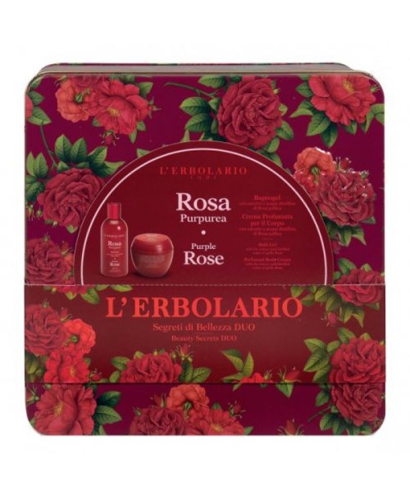 ROSA PURPUREA SEGRETI BELLEZZA bagnoschiuma e crema corpo