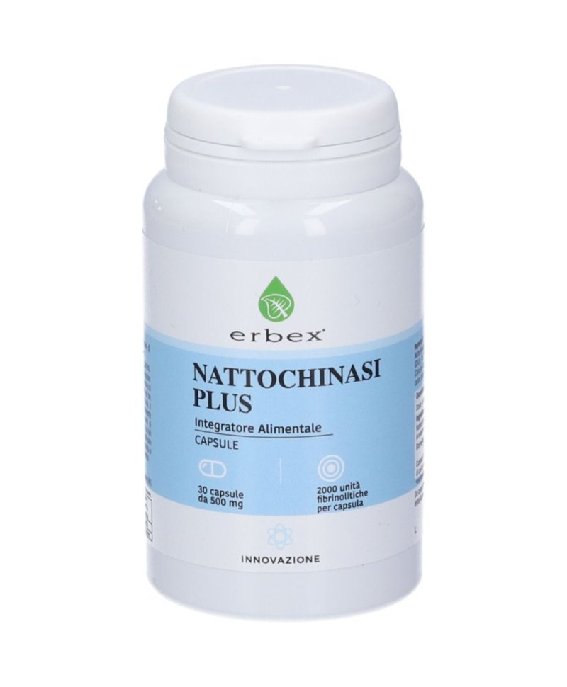 NATTOCHINASI COMPLEX 30 capsule con nattochinasi, bromelina e curcuma