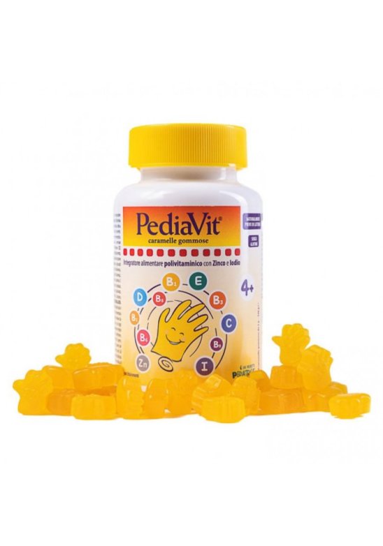 PEDIAVIT CARAMELLE GOMMOSE 60 pezzi multivitaminico per bambini