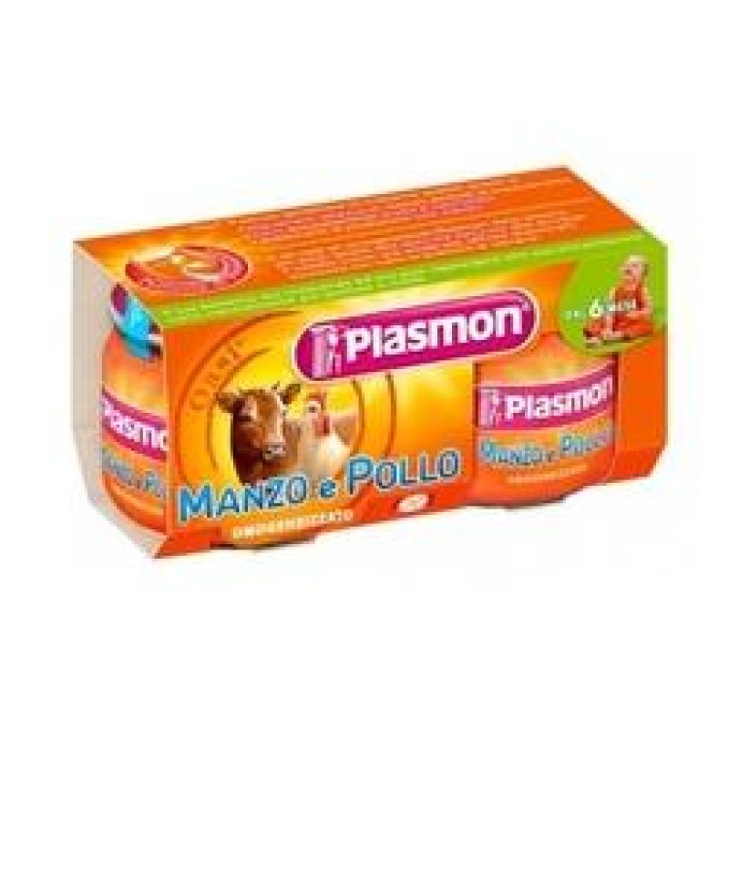 PLASMON OMOG MANZO POLLO 2X80G