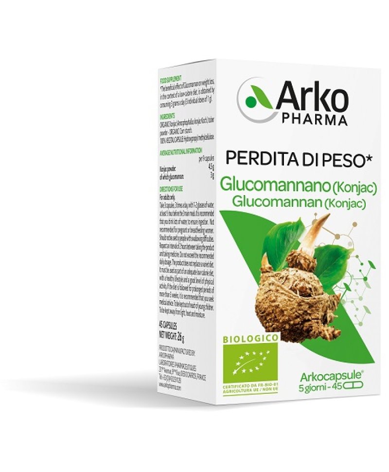 ARKO Capsule GLUCOMANNANO BIO 45 Capsule