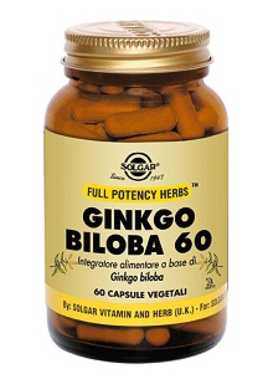 GINKGO BILOBA 60 60VEGI Capsule