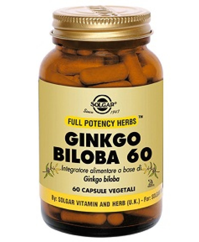 GINKGO BILOBA 60 60VEGI Capsule