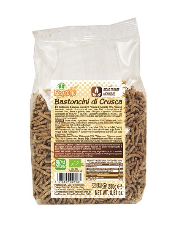 PROBIOS CRUSCA BIO BASTONC.250GR PROBIOS CRUSCA BIO BASTONC.250GR