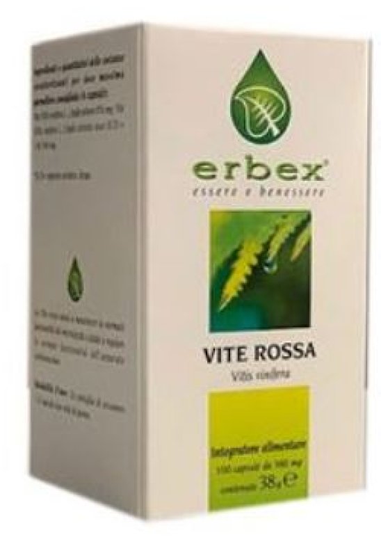 VITE ROSSA 100CPS 380MG ERBEX VITE ROSSA 100CPS 380MG ERBEX