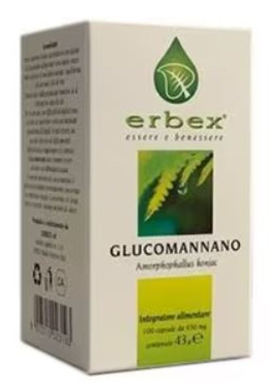 GLUCOMANNANO 100CPS 430MG ERBEX