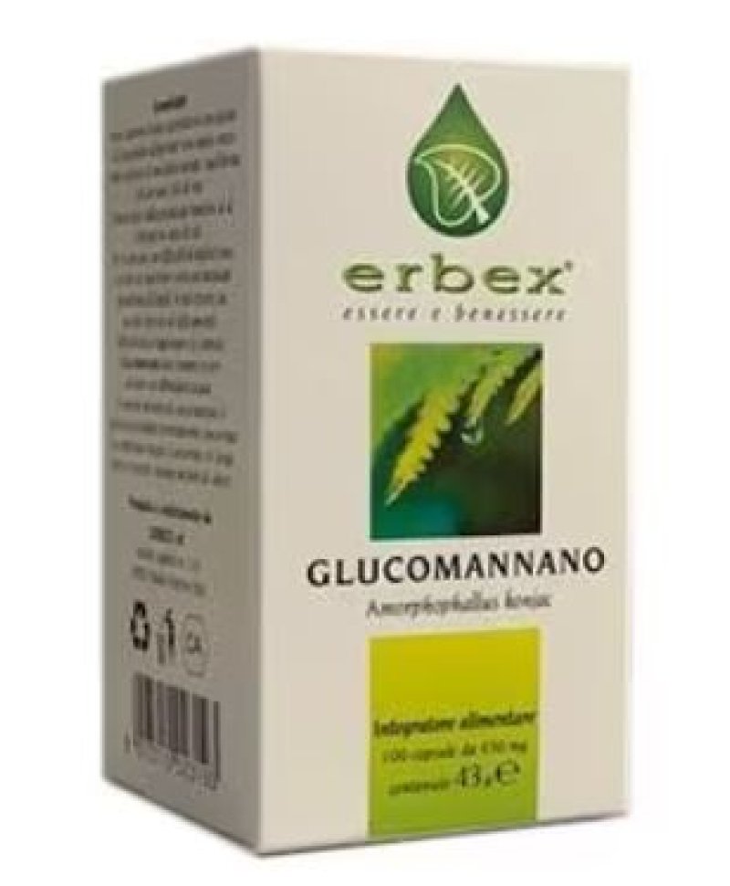 GLUCOMANNANO 100CPS 430MG ERBEX