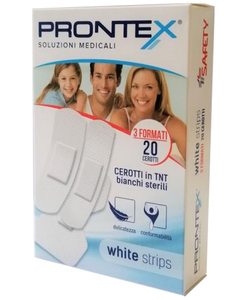 CER PRONTEX WHITE STRIPS 20PZ