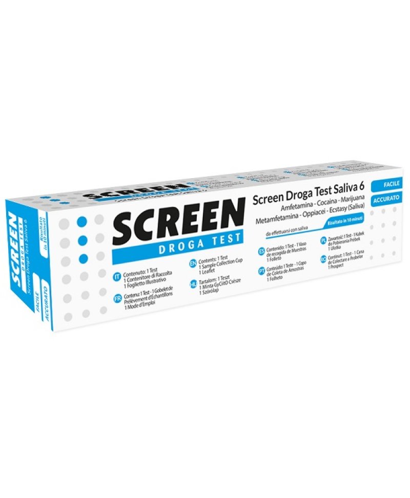 SCREEN DROGA TEST SALIVA 6