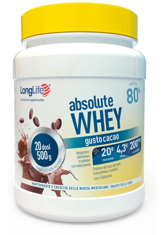 LONGLIFE ABSOLUTE WHEY CACAO LONGLIFE ABSOLUTE WHEY CACAO