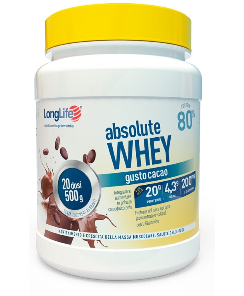 LONGLIFE ABSOLUTE WHEY CACAO LONGLIFE ABSOLUTE WHEY CACAO