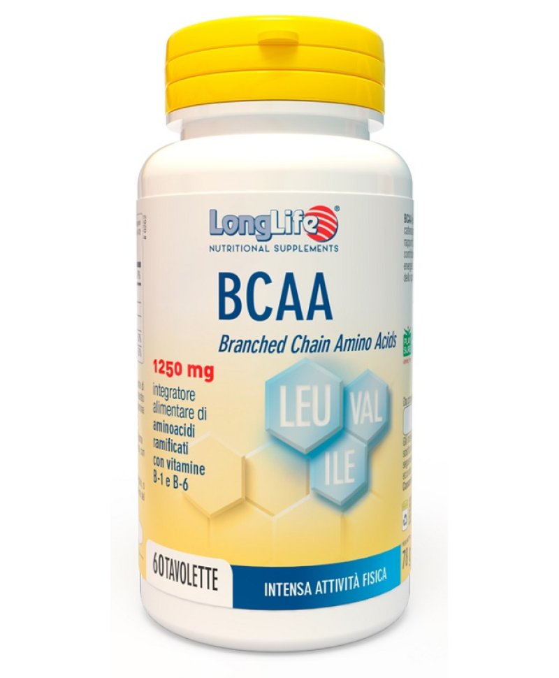 LONGLIFE BCAA 1250MG 60TAV LONGLIFE BCAA 1250MG 60TAV