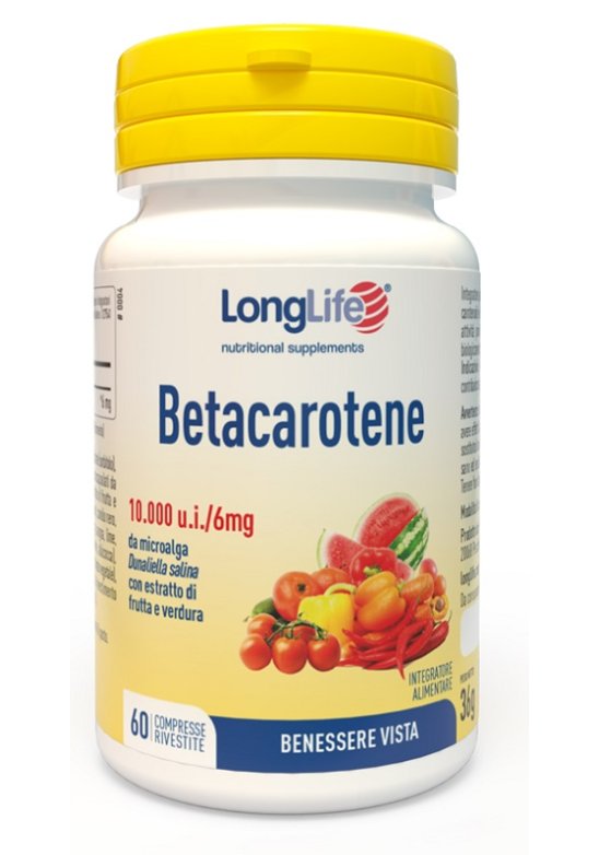 LONGLIFE BETACAROTENE 60CPR