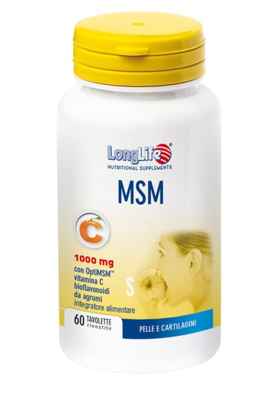 LONGLIFE MSM 1000MG 60TAV