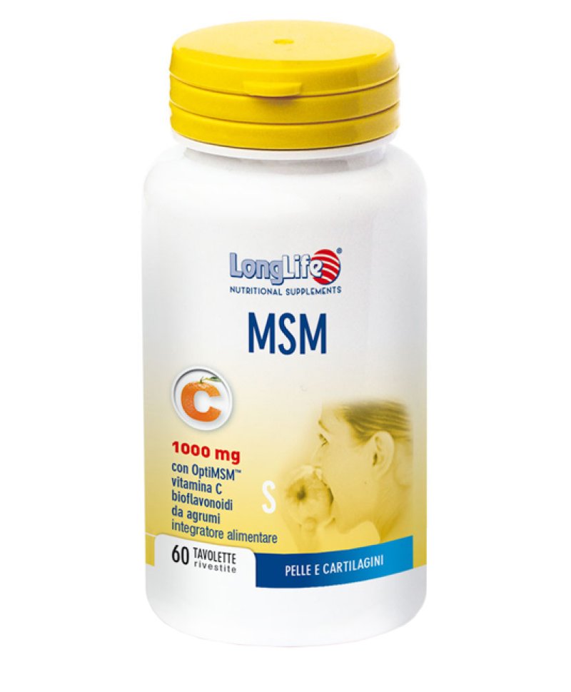 LONGLIFE MSM 1000MG 60TAV