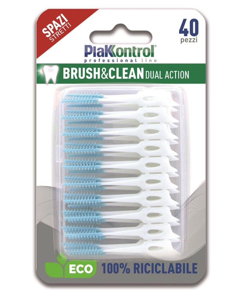 PLAKKONTROL BRUSH&CLEAN 40PZ