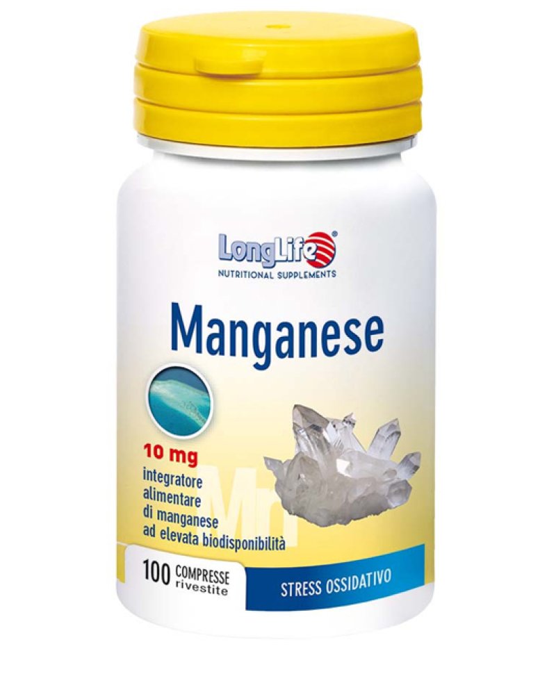 LONGLIFE MANGANESE 10MG 100CPR