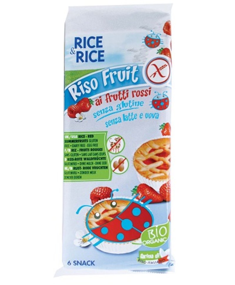 R&R RISO FRUIT FRU ROSSI 6X33G