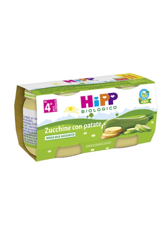 HIPP BIO OMOG ZUCCHINE/PAT2X80