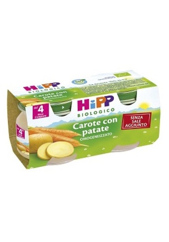 HIPP BIO OMOG CAROTE/PAT 2X80G