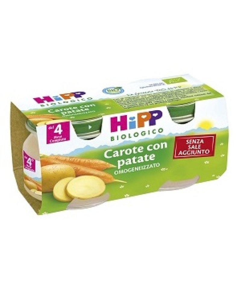 HIPP BIO OMOG CAROTE/PAT 2X80G