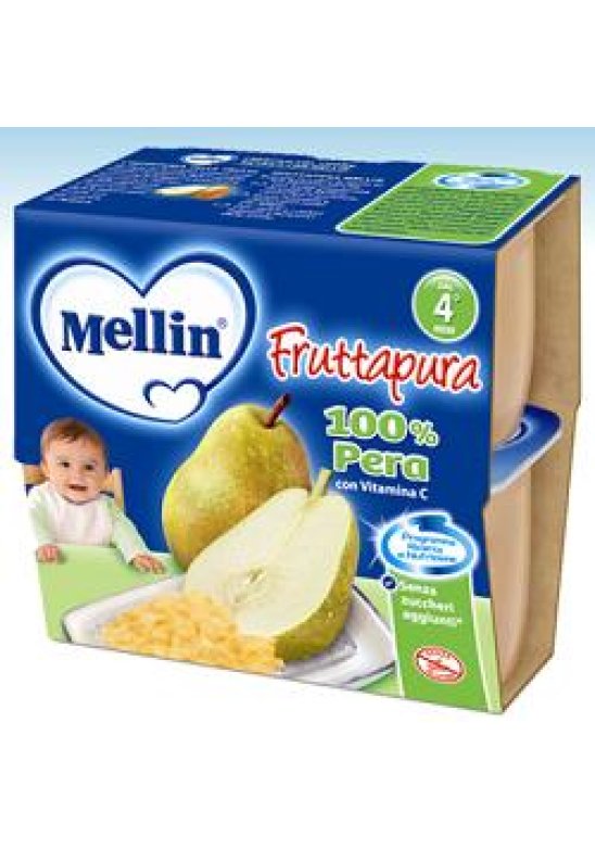 MELLIN FRUT PURA PERA 4X100G