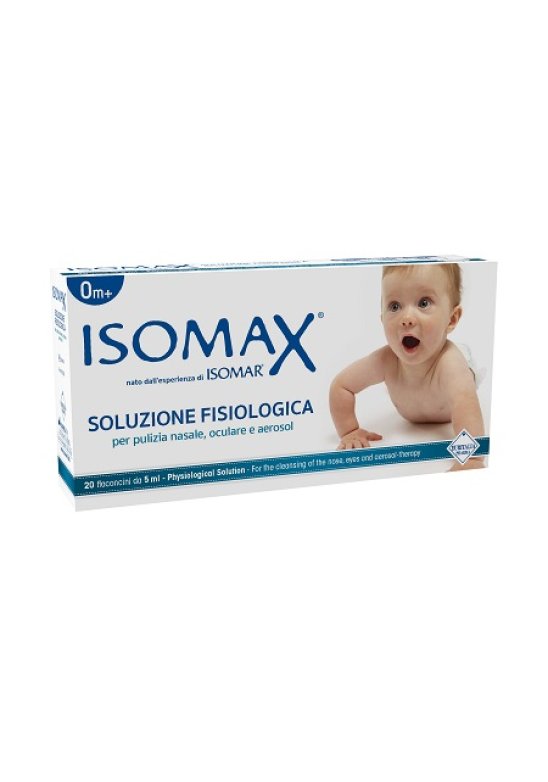 ISOMAX SOLUZIONE FISIOLOGICA NASALE 20 flaconcini da 5 mL