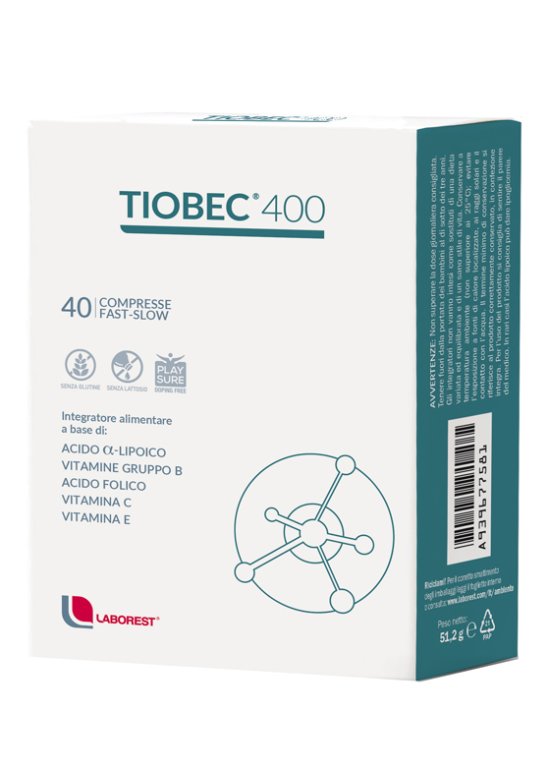 TIOBEC 400 40 Compresse FAST-SLOW