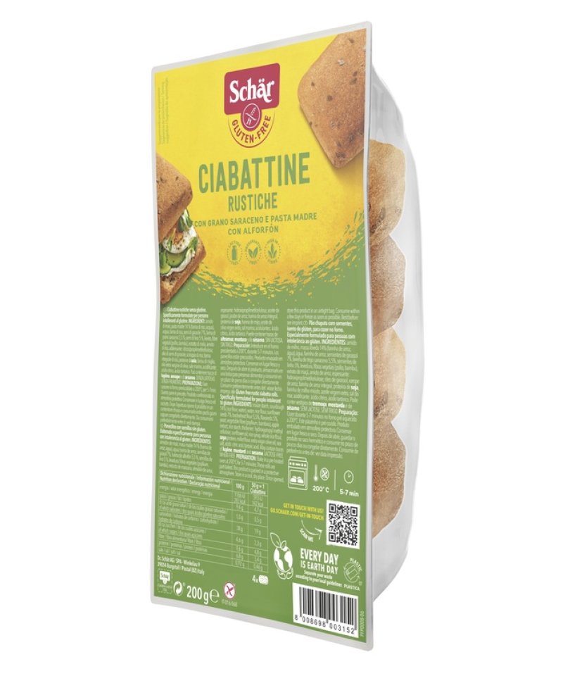 SCHAR CIABATTINE RUSTICHE 200G