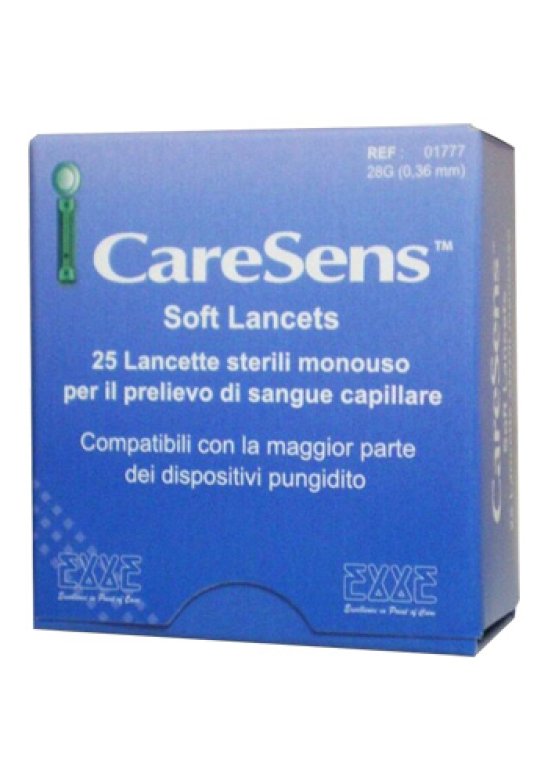 CARESENS SOFT 25 LANCETTE