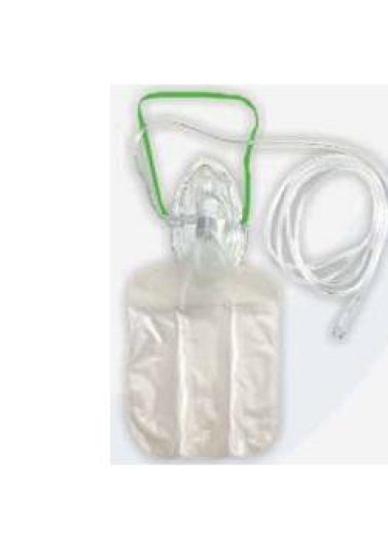 MASCHERA OSSIGENOTER+TUBO+RESE