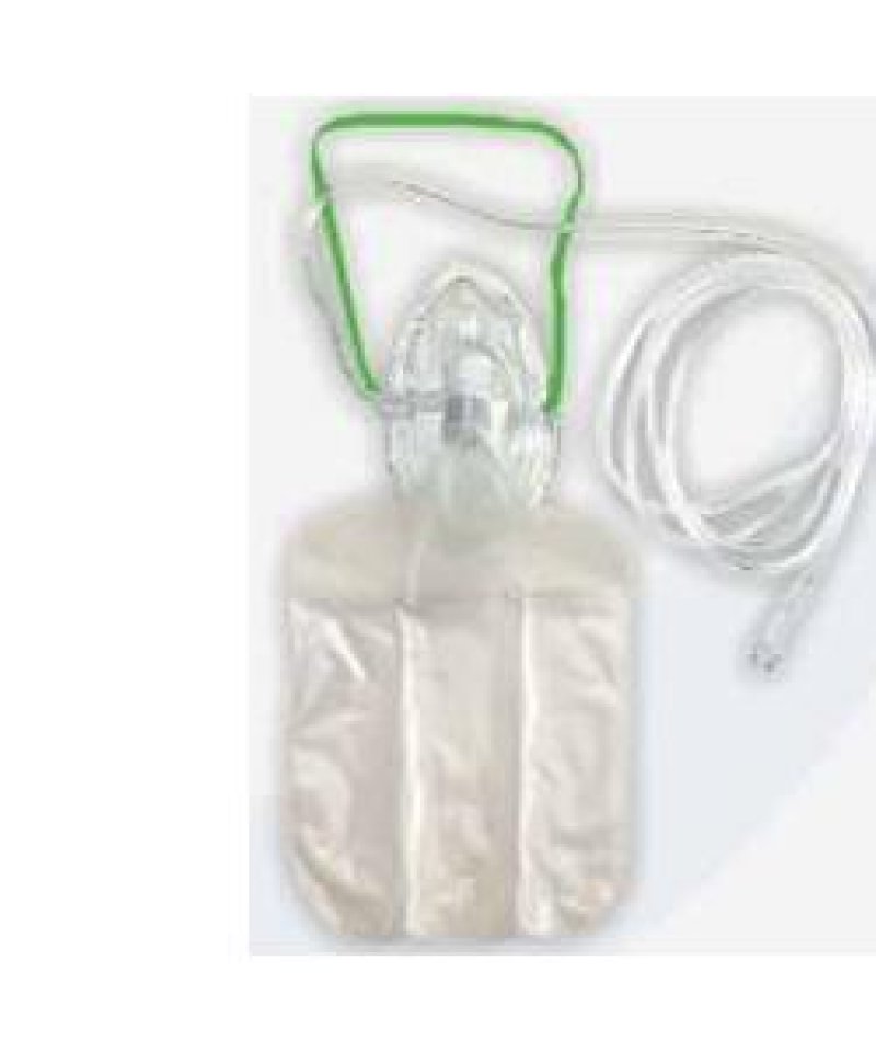 MASCHERA OSSIGENOTER+TUBO+RESE