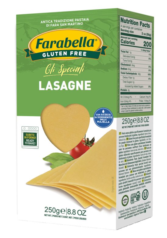 FARABELLA LASAGNE S/G 250G