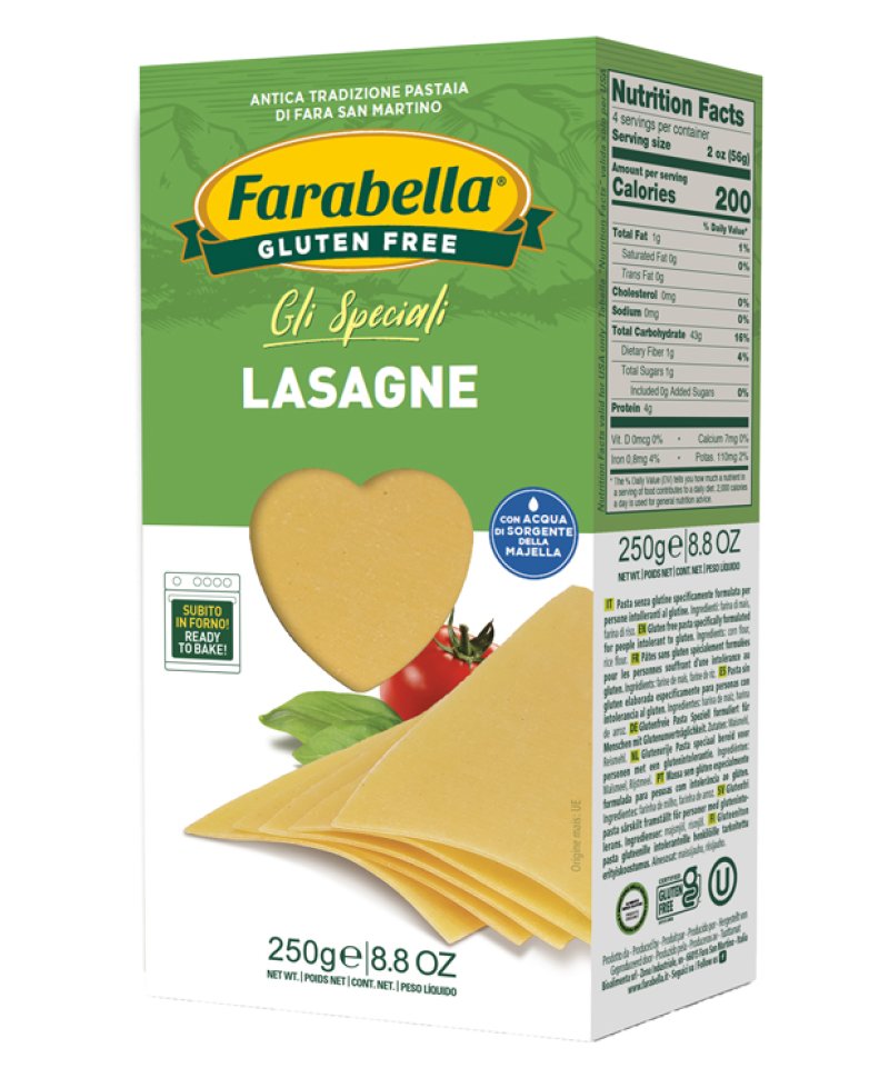 FARABELLA LASAGNE S/G 250G