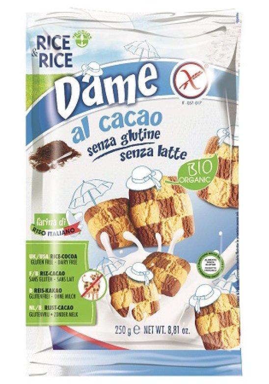 RICE&RICE BISC DAME AL CACAO 250