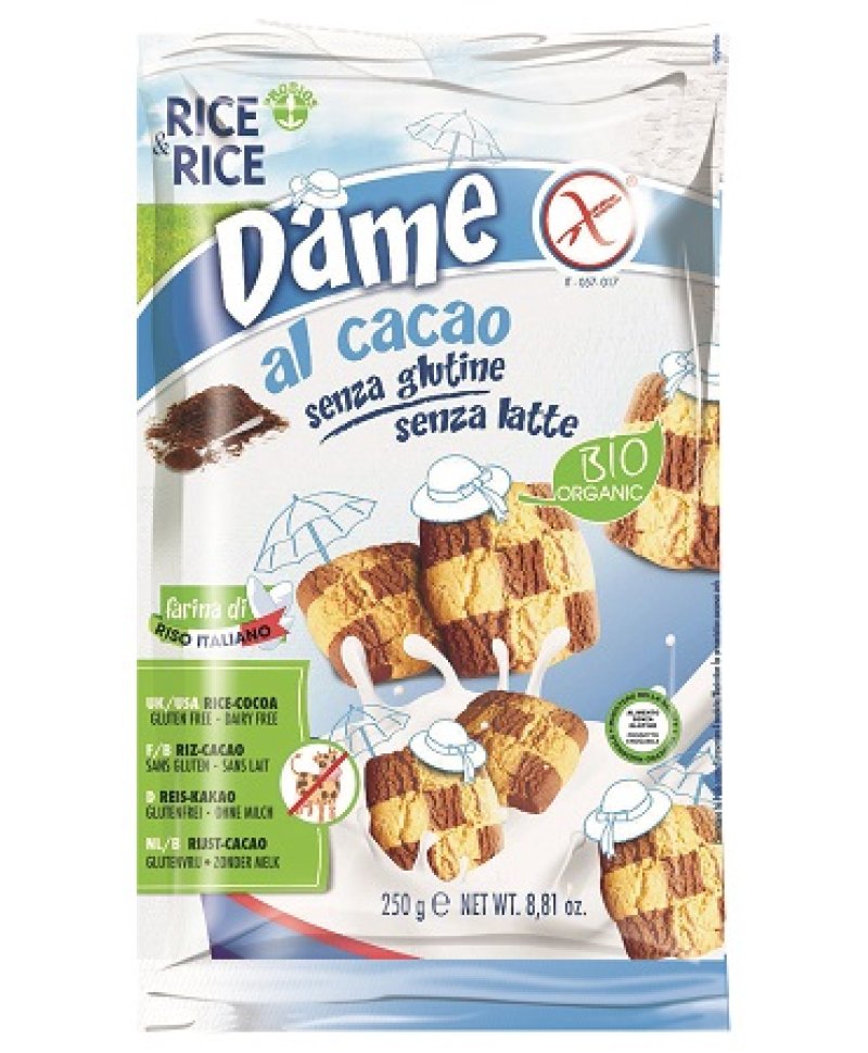 RICE&RICE BISC DAME AL CACAO 250