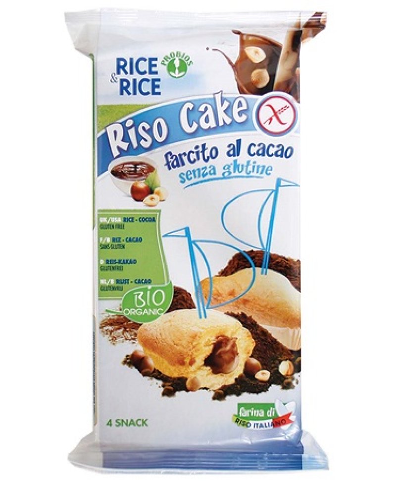 R&R RISO CAKE CACAO 4X45G BIO