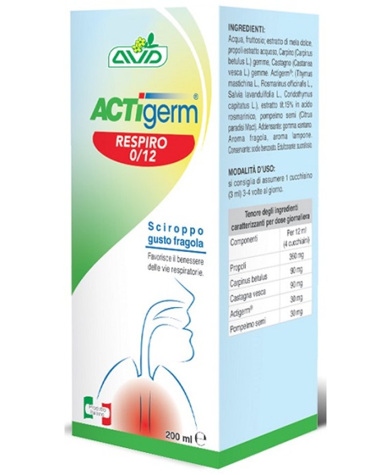 ACTIGERM RESPIRO 0-12 200ML