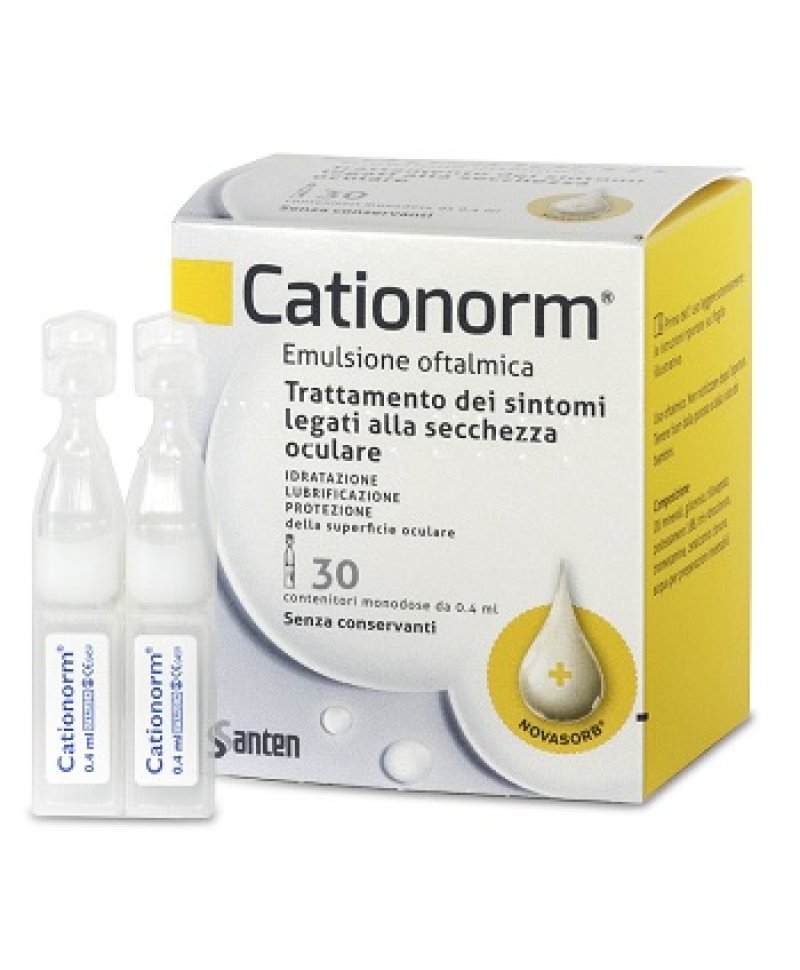 CATIONORM GOCCE 0,4ML 30F MONO