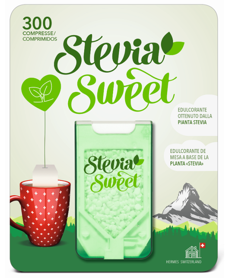 HERMESETAS STEVIA 300 Compresse