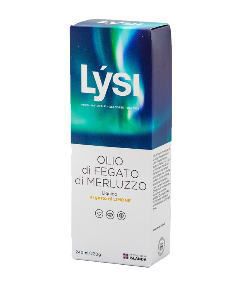 LYSI OLIO FEGATO MERLUZ LIQ 240