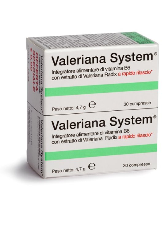 VALERIANA SYSTEM 30 Compresse+30 Compresse