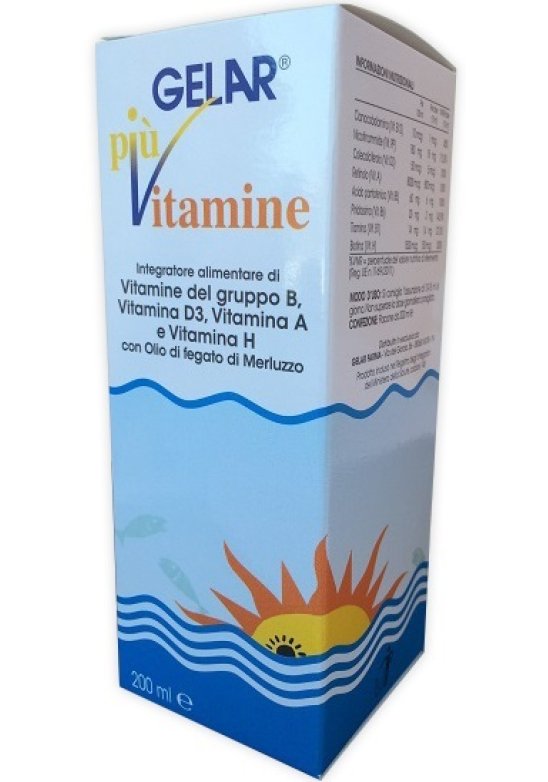 GELAR PIU' VITAMINE SCIROP 200ML