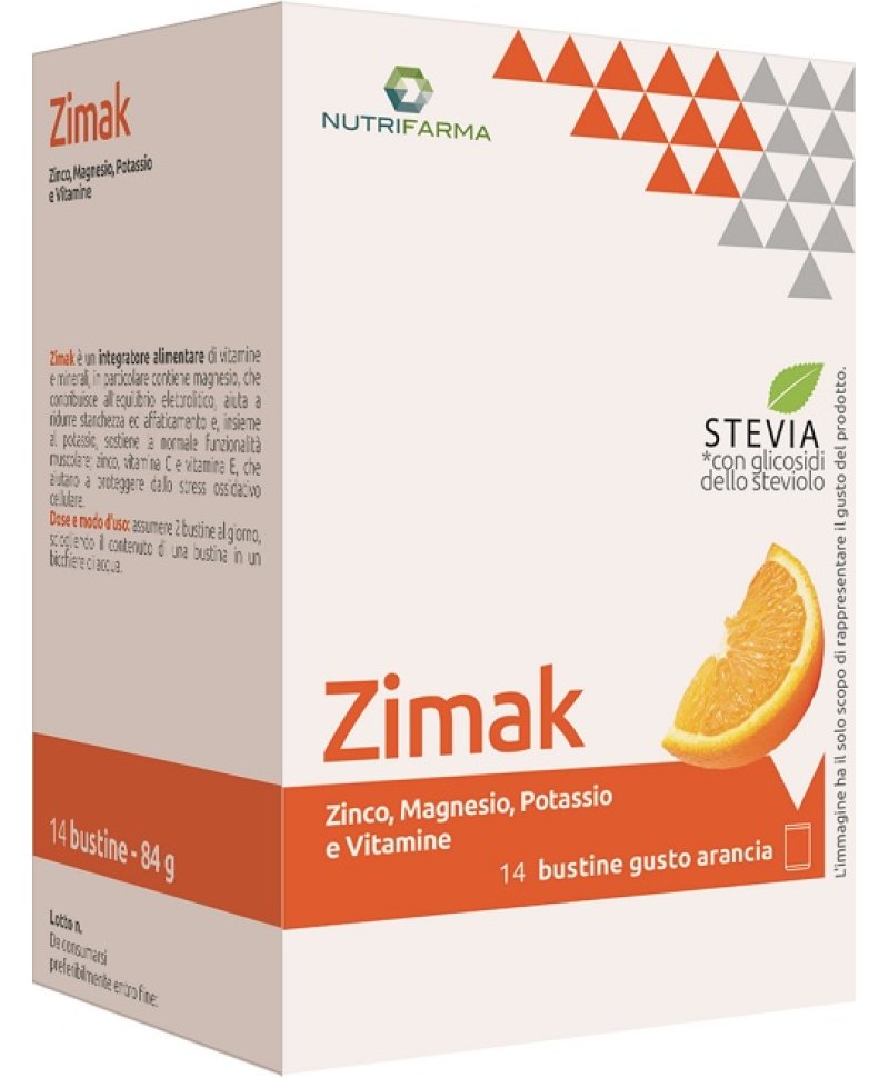 ZIMAK 14 BUSTINE LIMONE con potassio, magnesio e vitamine