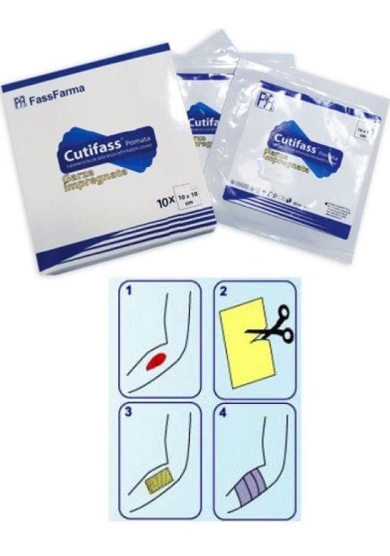CUTIFASS GARZA 10X10CM 10PZ